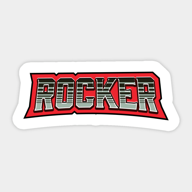 Rocker Sticker by nickemporium1